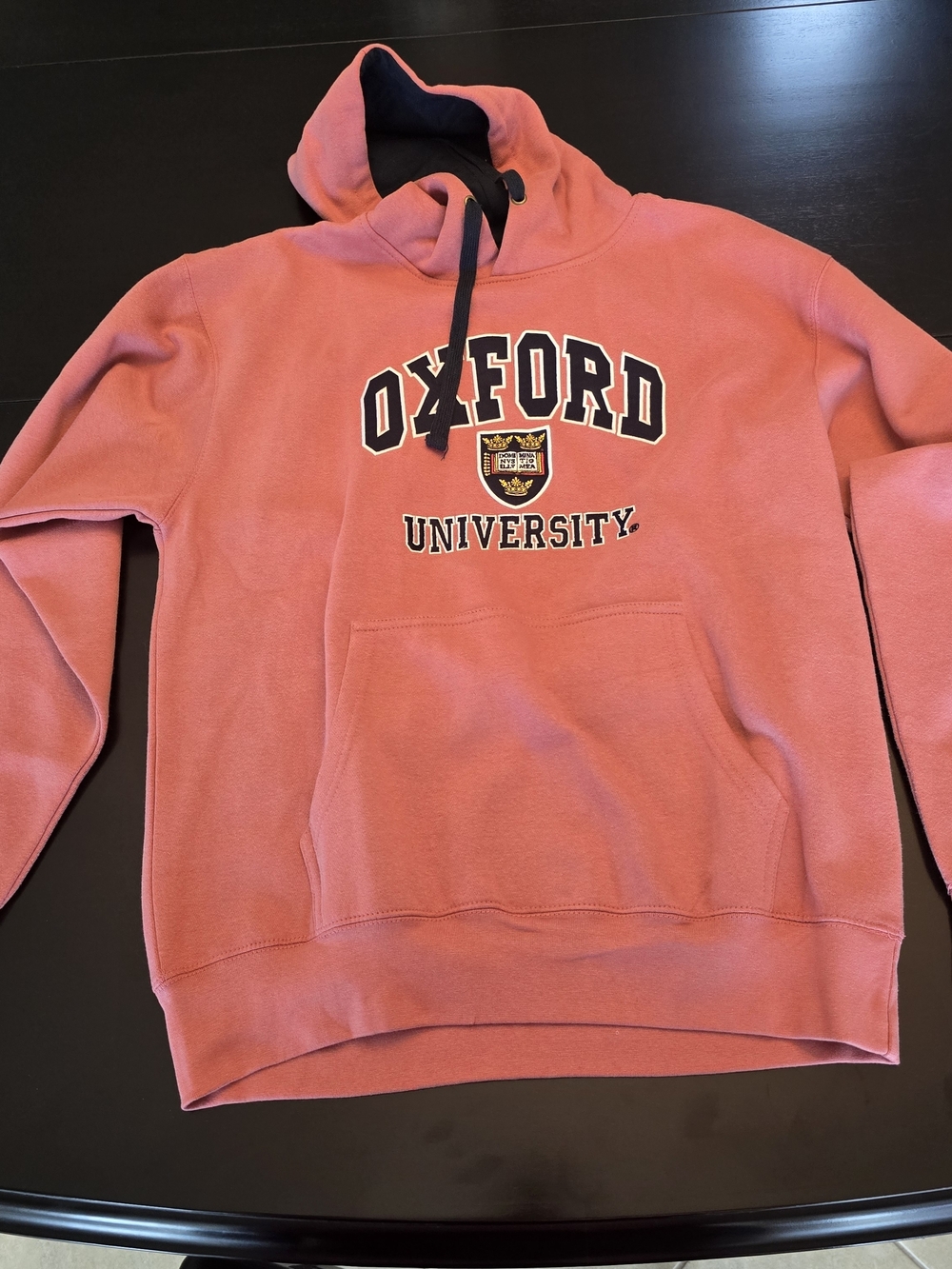 Advance Apparels Oxford University Coral Pink Hoodie